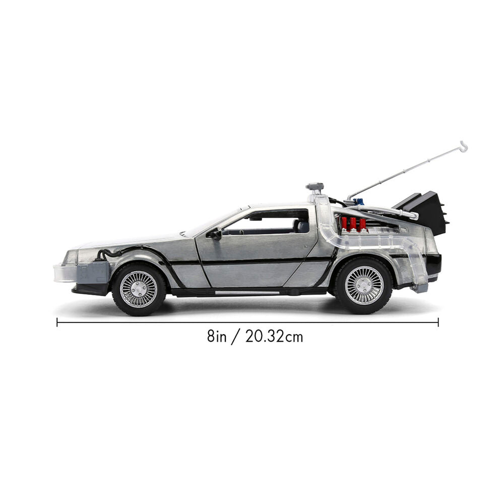 Replica DLorean Hollywood Rides Time Machine 40th Anniversary Regreso al Futuro