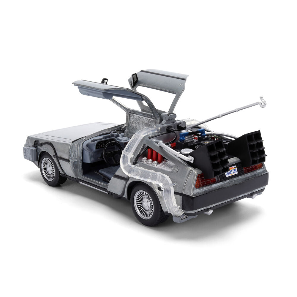 Replica DLorean Hollywood Rides Time Machine 40th Anniversary Regreso al Futuro