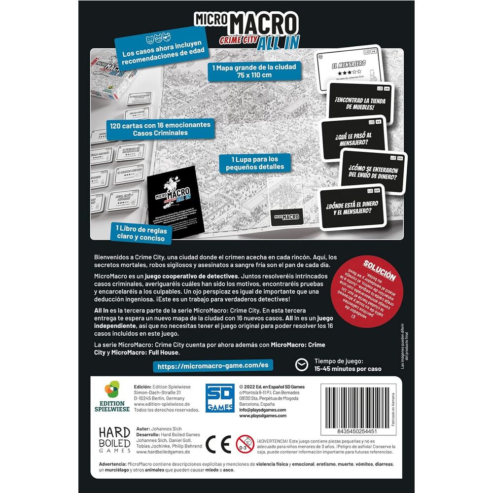 Juego Micro Macro All In español