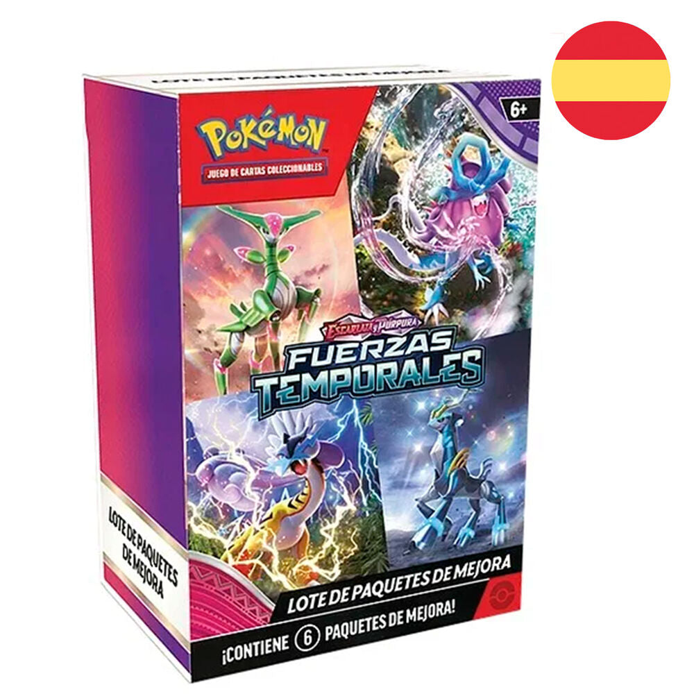 Juego cartas Booster Bundle Fuerzas Temporales Pokemon español