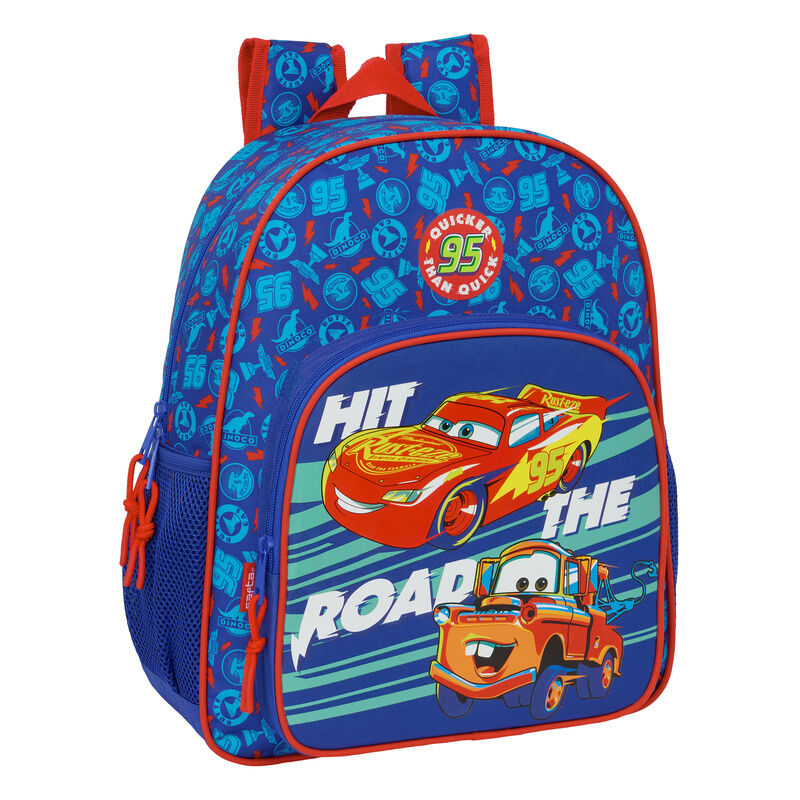 Mochila Cars Disney Pixar 38cm adaptable