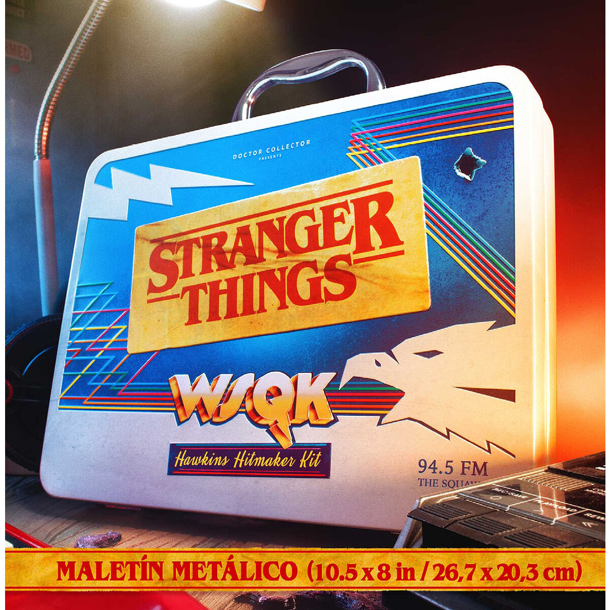 Caja metálica WSQK Hawkins Hitmaker Stranger Things