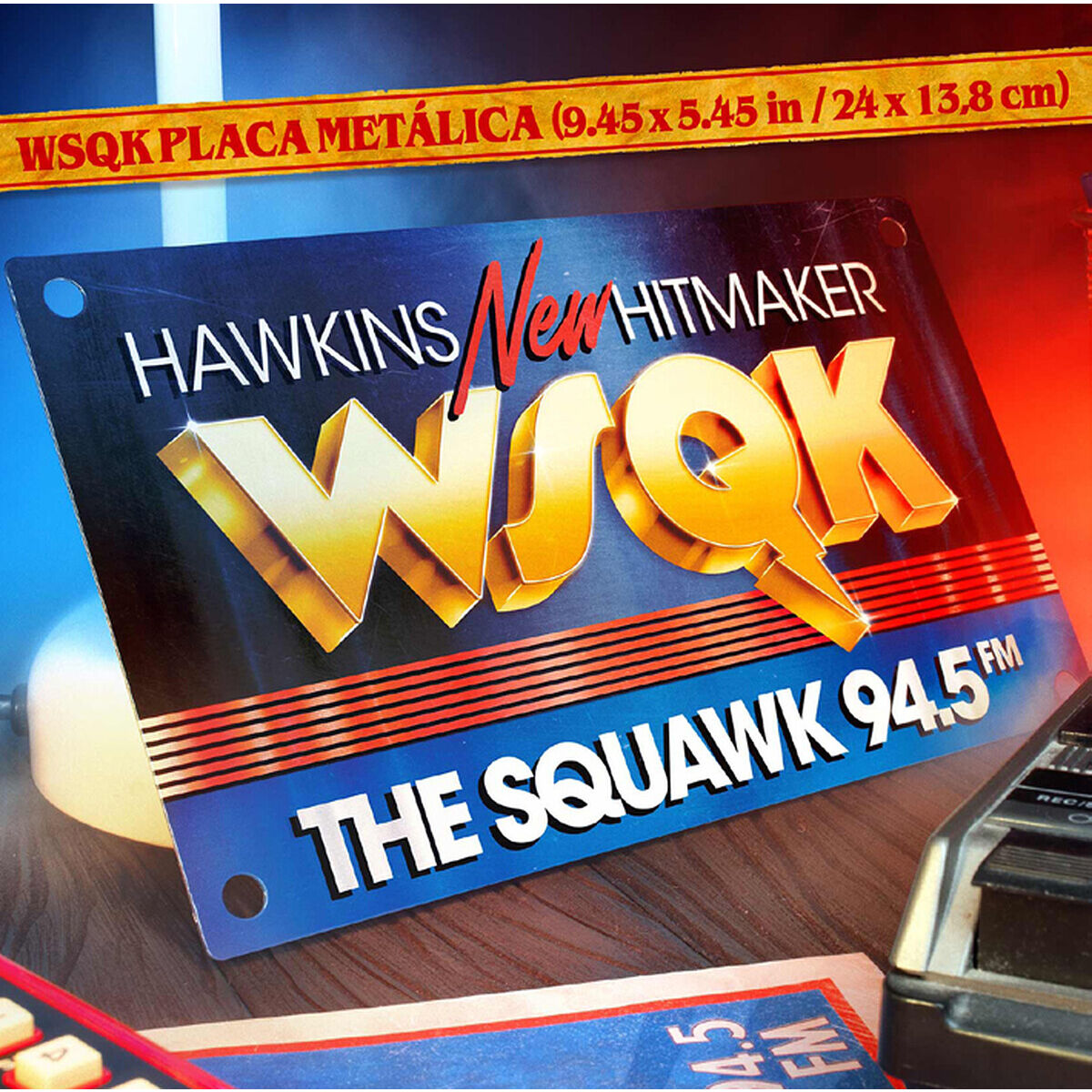 Caja metálica WSQK Hawkins Hitmaker Stranger Things