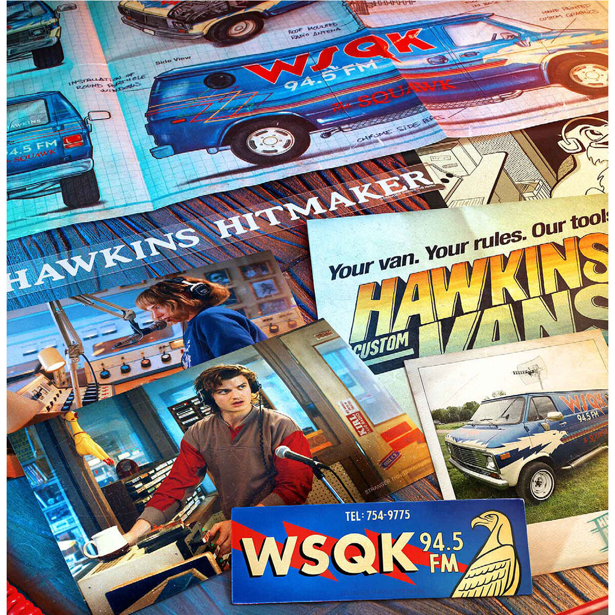 Caja metálica WSQK Hawkins Hitmaker Stranger Things