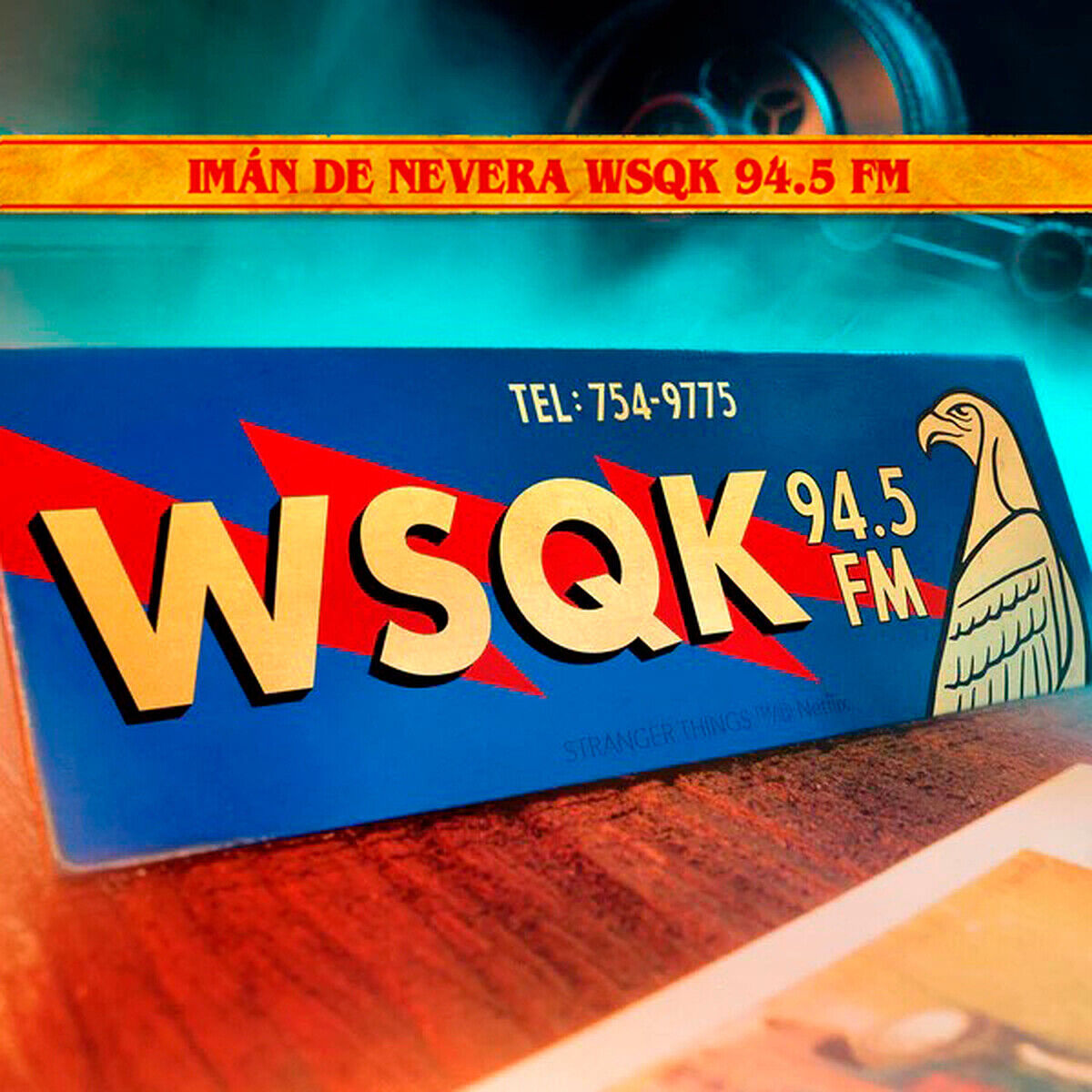 Caja metálica WSQK Hawkins Hitmaker Stranger Things