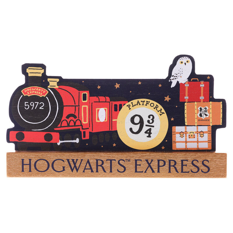 (PRE VENTA) Placa repisa Hogwarts Express Harry Potter