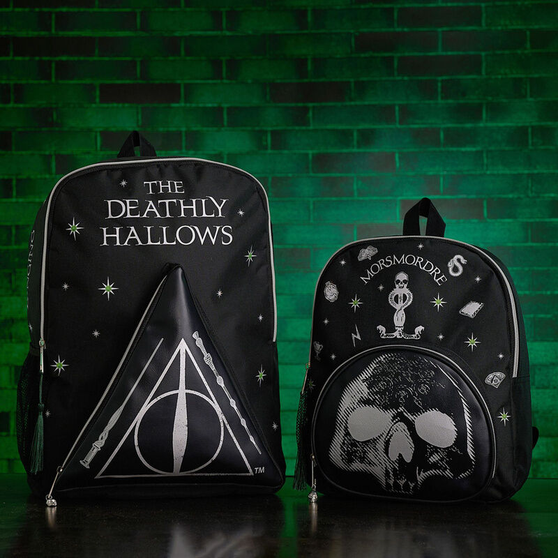 (PRE VENTA) Mochila Reliquias de la Muerte Dark Arts Harry Potter