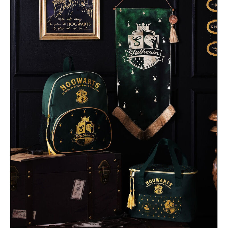 (PRE VENTA) Bolsa portameriendas Slytherin Harry Potter