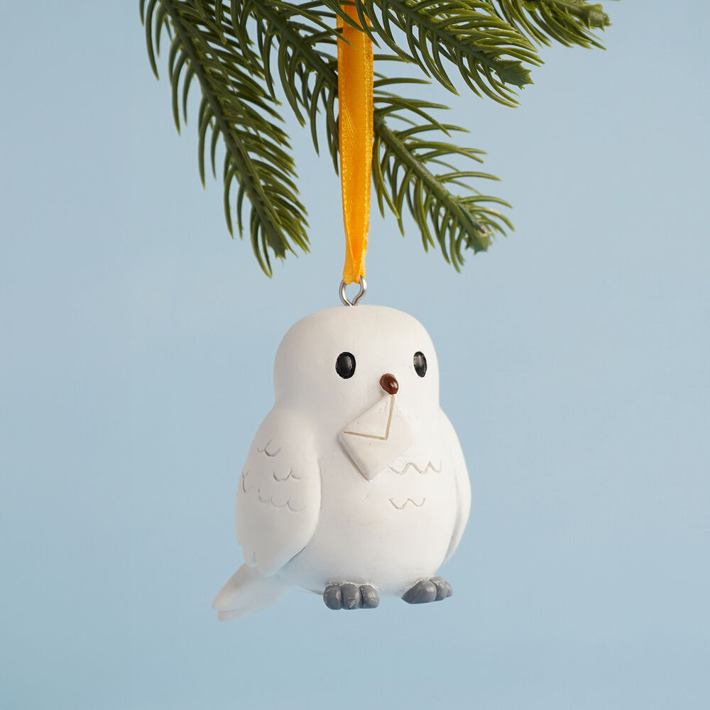 (PRE VENTA) Adorno Navidad Hedwig Harry Potter