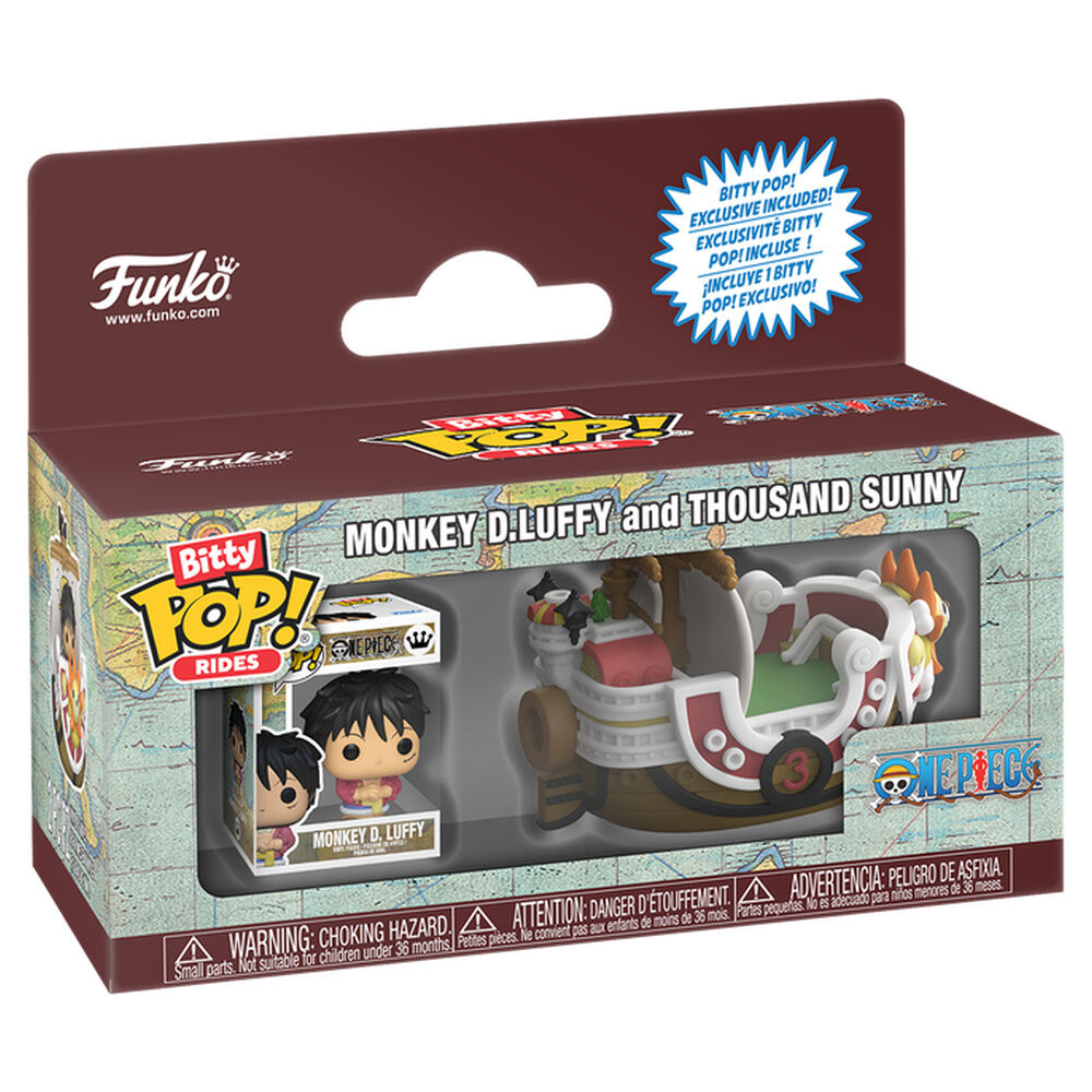 (PRE VENTA) Figura Bitty POP Ride One Pice Monkey D.Luffy and Thousand Sunny