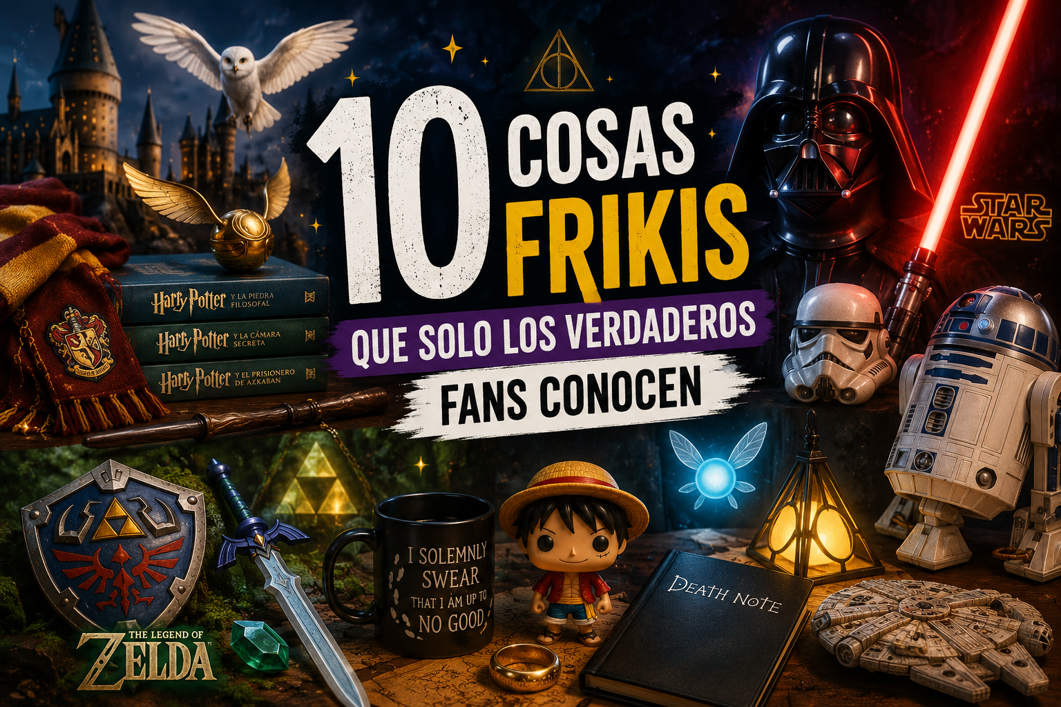 🧙‍♂️ 10 cosas frikis que solo los verdaderos fans conocen (Harry Potter, Star Wars, Zelda y más)