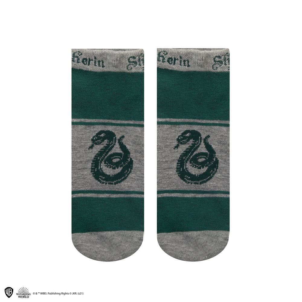 Harry Potter Pack de 3 Pares de calcetines tobilleros Slytherin