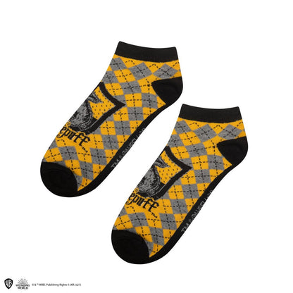 Harry Potter Pack de 3 Pares de calcetines tobilleros Hufflepuff