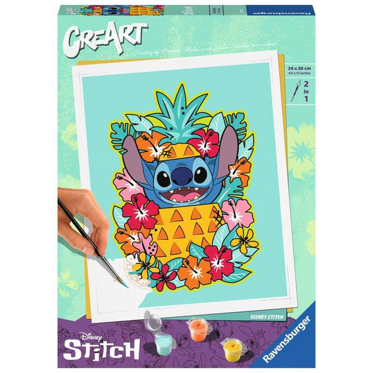 Juego Pintar Por Numeros Creart Serie Trend C - Stich