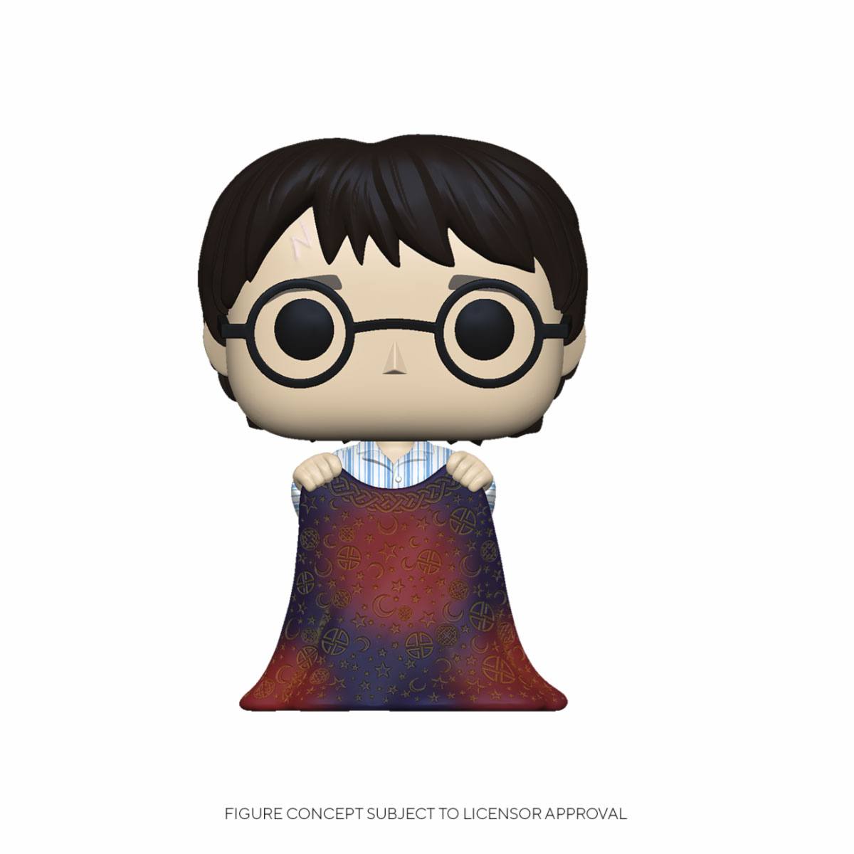 Harry Potter POP! Movies Vinyl Figura Harry Potter con Capa de invisibilidad 9 cm