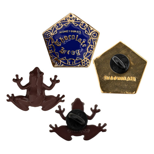 Pack 2 Pin Chapas Harry Potter Rana Chocolate