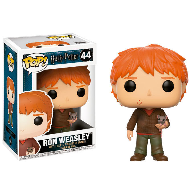 Figura POP Harry Potter Ron Weasley con Scabbers