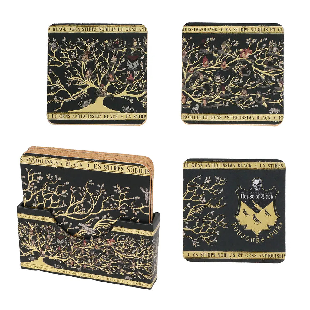 Juego de 4 posavasos - Familia Black - Harry Potter