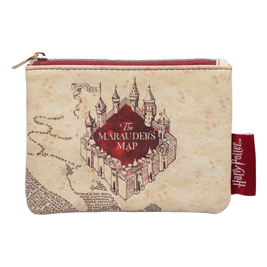 Monedero plegable con mapa de los merodeadores de Harry Potter