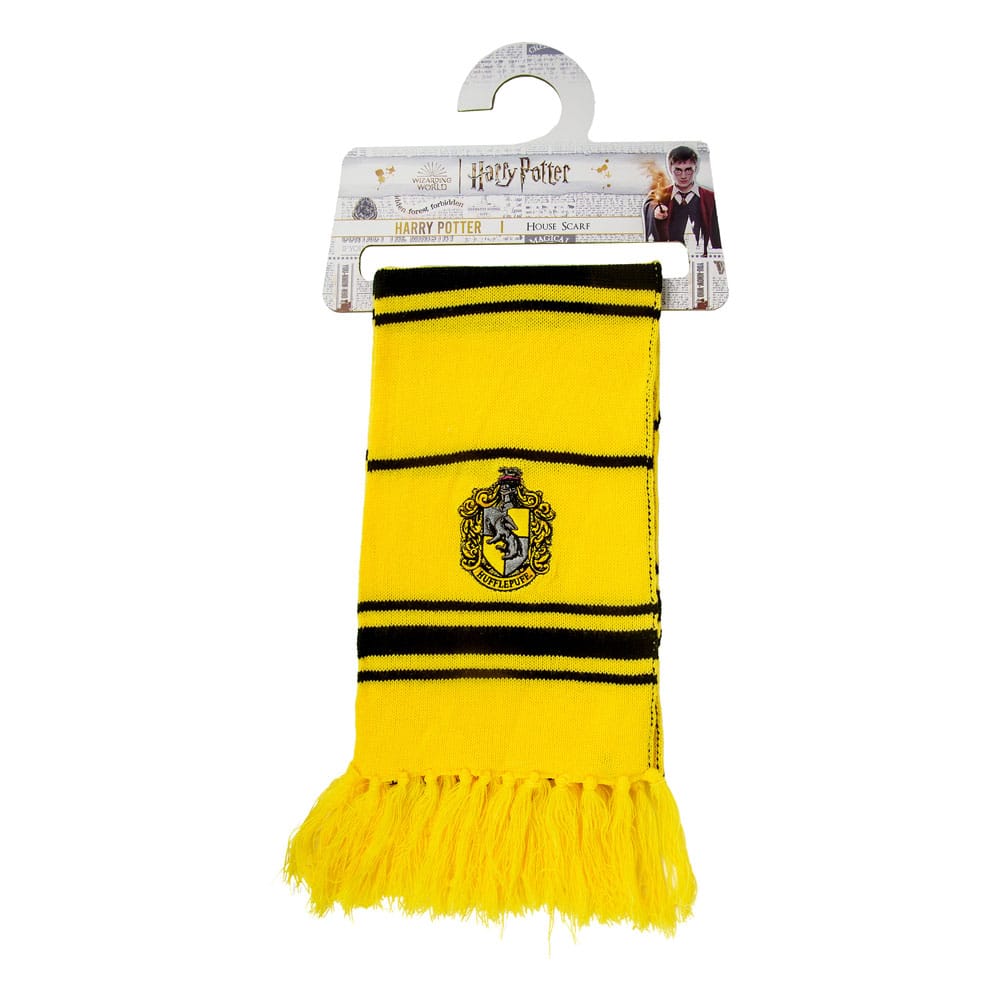 (PRE VENTA) Harry Potter Bufanda Hufflepuff Thin Stripes (Hanger) 160 cm