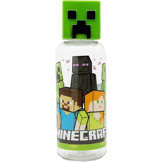 Botella Figurita 3D 560 Ml Minecraft