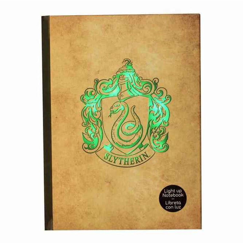 Libreta con luz Harry Potter Slytherin