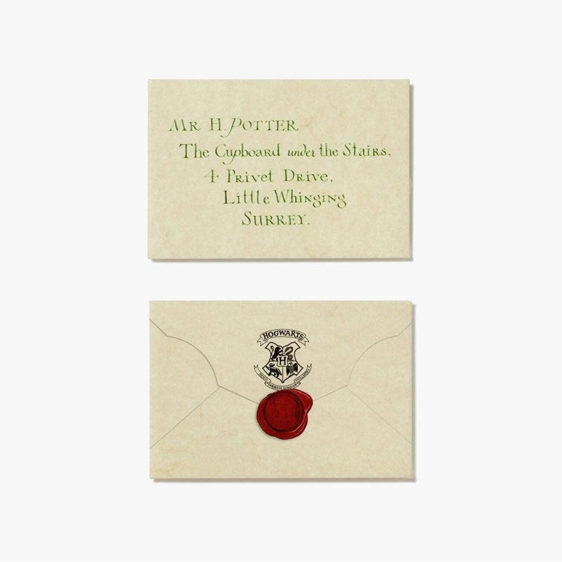 Juego De 2 Imanes Con Cartas De Aceptación De Harry Potter - Minalima - 25 Años De Magia