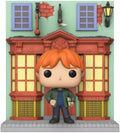 Harry Potter POP! Deluxe Vinyl Figura Deluxe: Diagon Alley- Quidditch Supplies Store w/Ron 9 cm