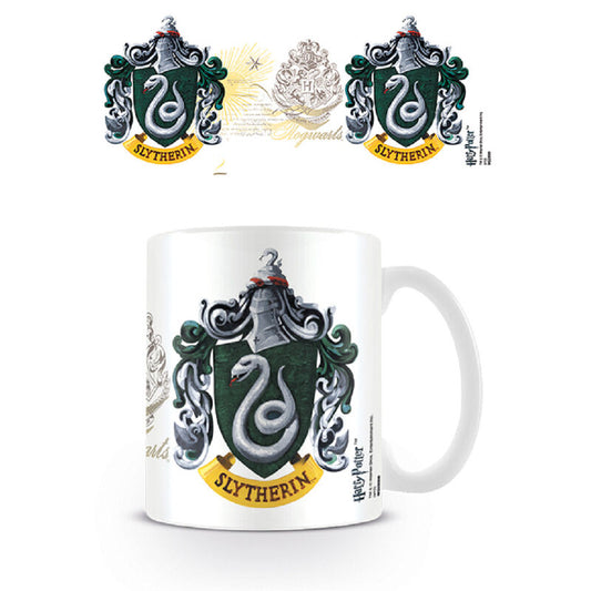 Taza desayuno Harry Potter Escudo Slytherin