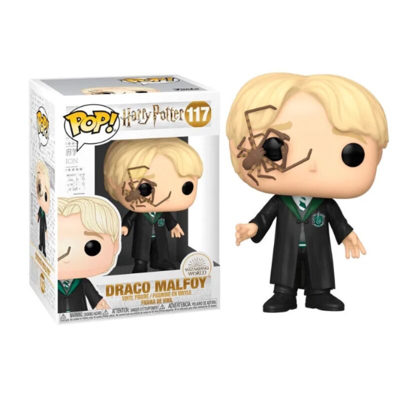 Figura Pop! Draco Malfoy con araña 9 cm