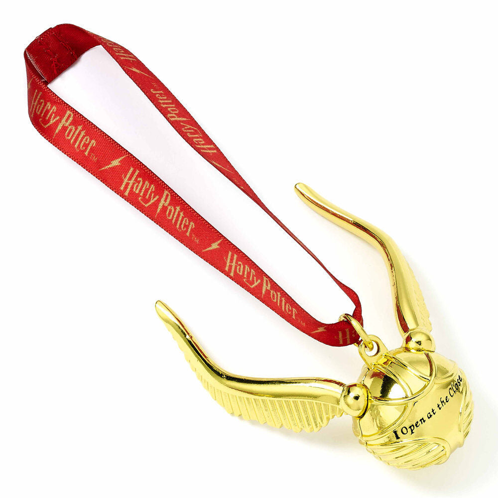 Adorno de Navidad Snitch Dorada Harry Potter