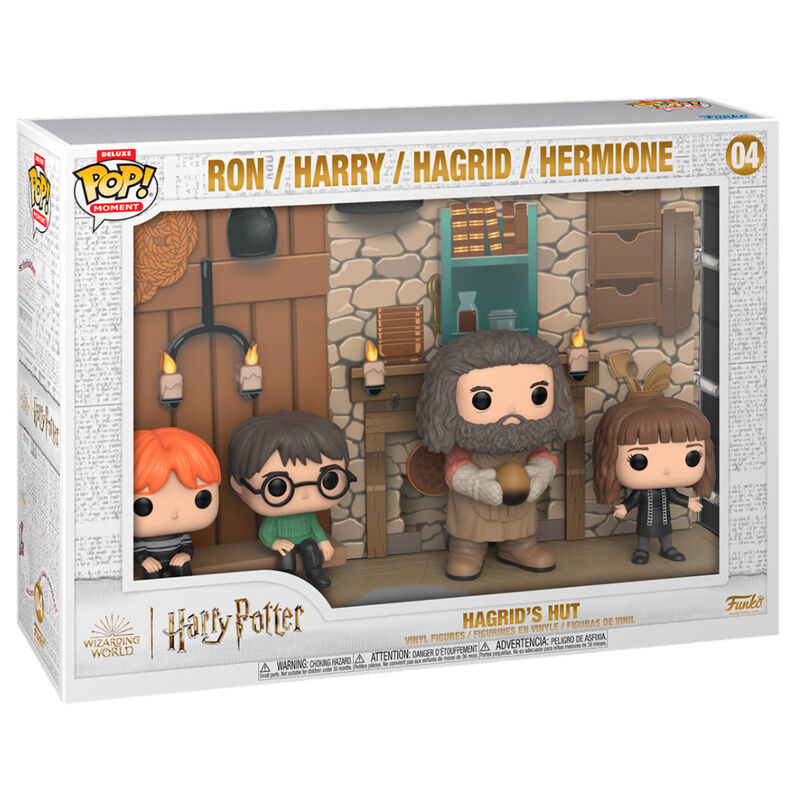 Figura POP Moments Deluxe Harry Potter Cabaña de Hagrid