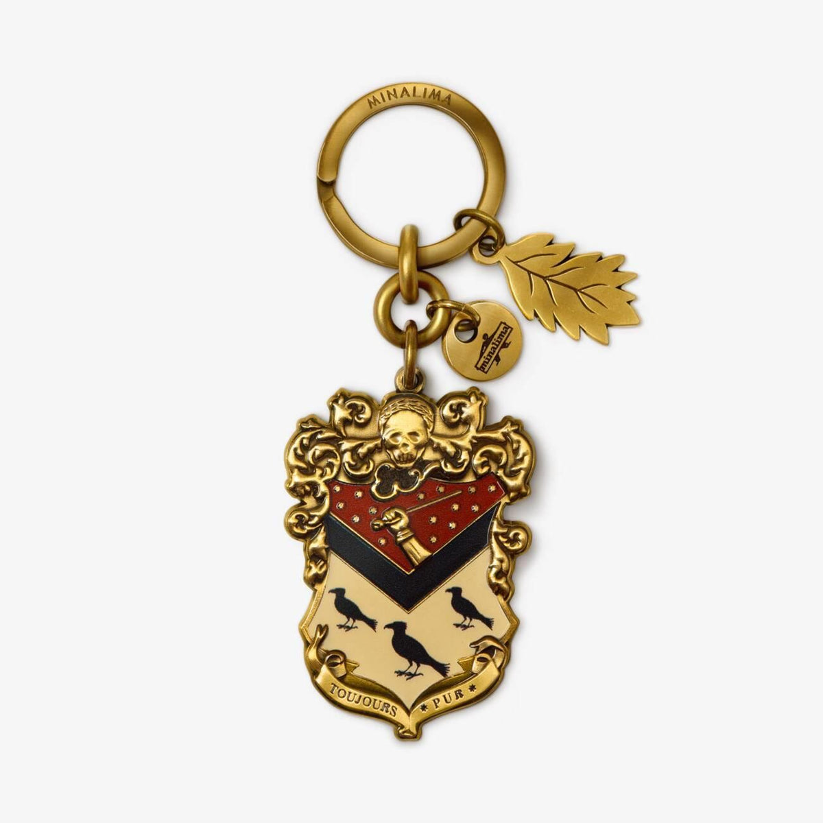 Llavero de tapiz negro de MinaLima - Harry Potter