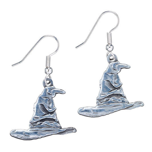 Harry Potter Pendientes Sorting Hat (bañado en plata)