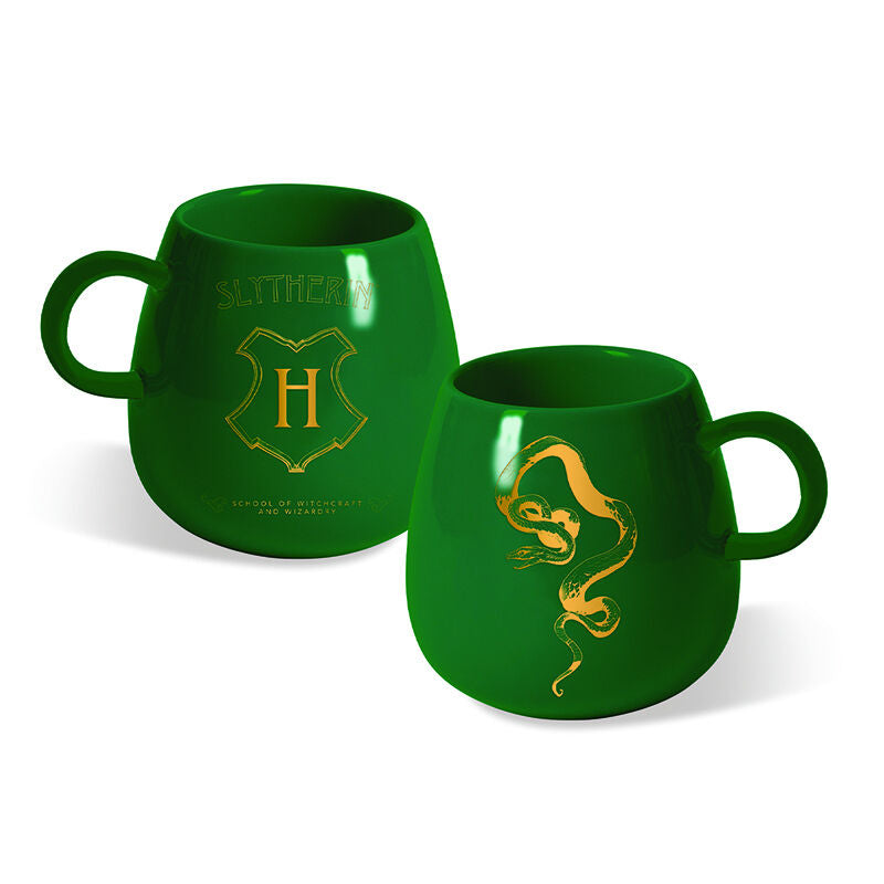 Taza Harry Potter logotipo Slytherin