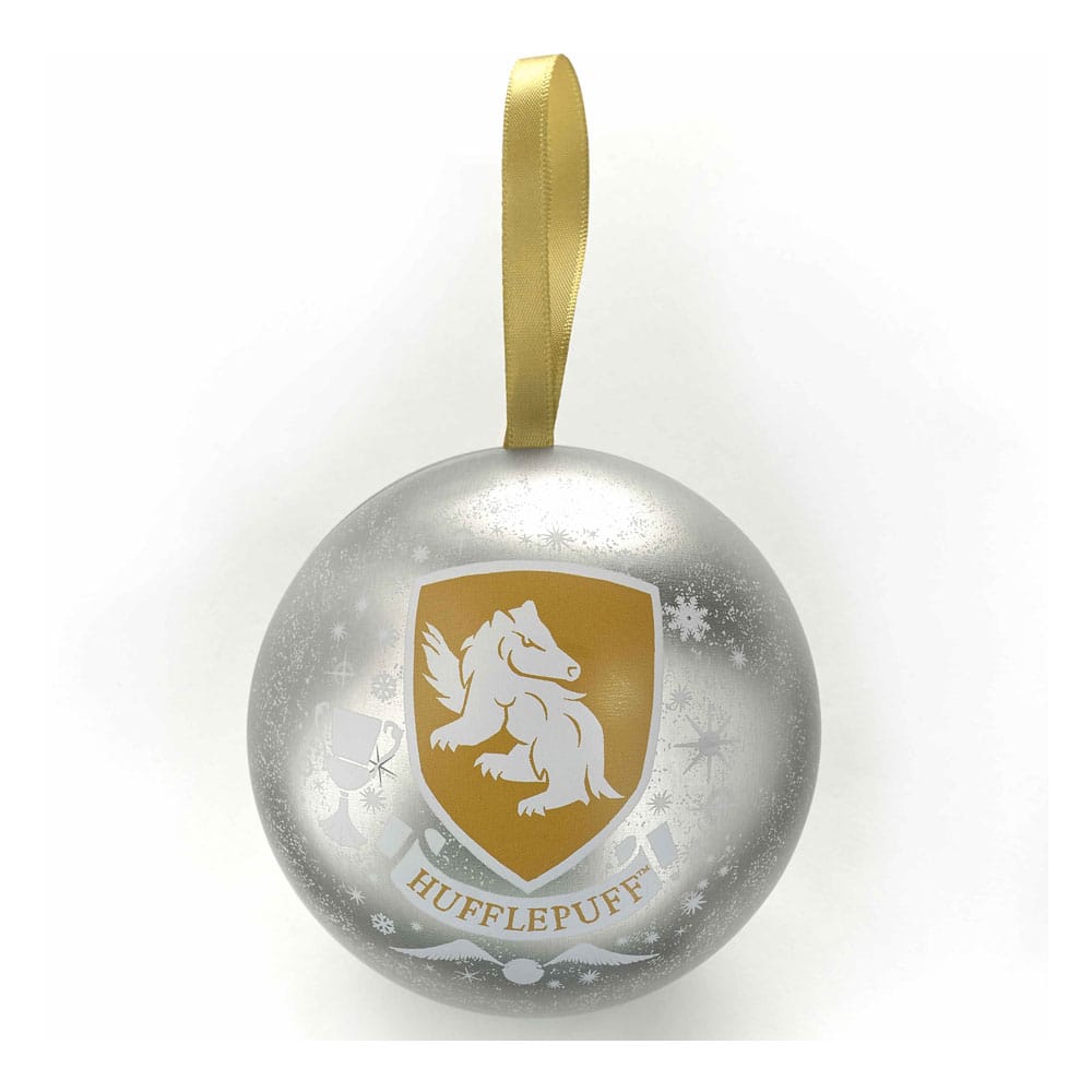 Harry Potter Bola de Navidad con collar Hufflepuff