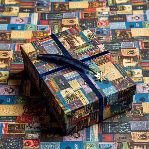 Papel de regalo y cuadernos MinaLima - Cubiertas para libros-Harry Potter