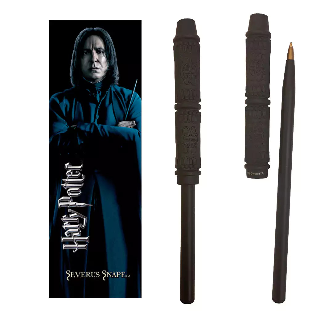 Bolígrafo Varita & marca página Snape