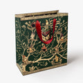 Bolsa de regalo grande, tapiz MinaLima negro - Harry Potter