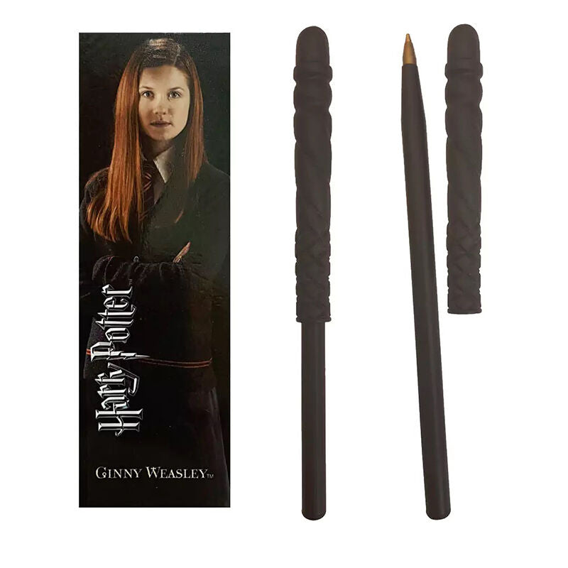 Bolígrafo Varita & marca página Ginny Weasley 18,5 cm