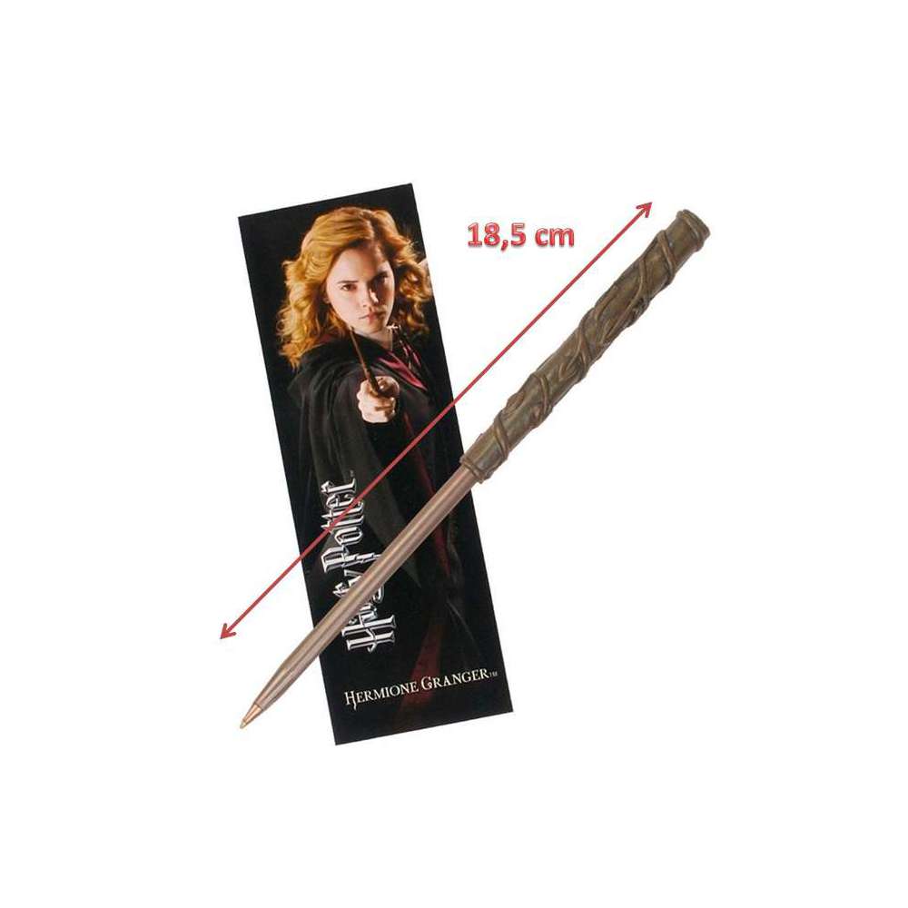 Boligrafo Varita y Marca páginas Hermione