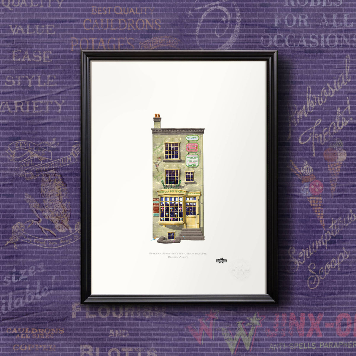 Lámina Artística de Boutique  Florian Fortarôme MinaLima - Harry Potter