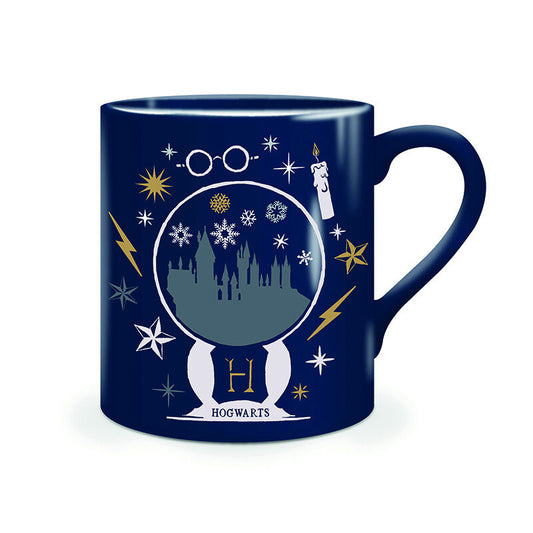 Taza Harry Potter Castillo Hogwarts Azul 400 ml