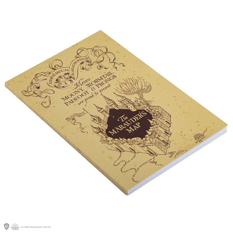 Cuaderno A5 Harry Potter Mapa Merodeadores