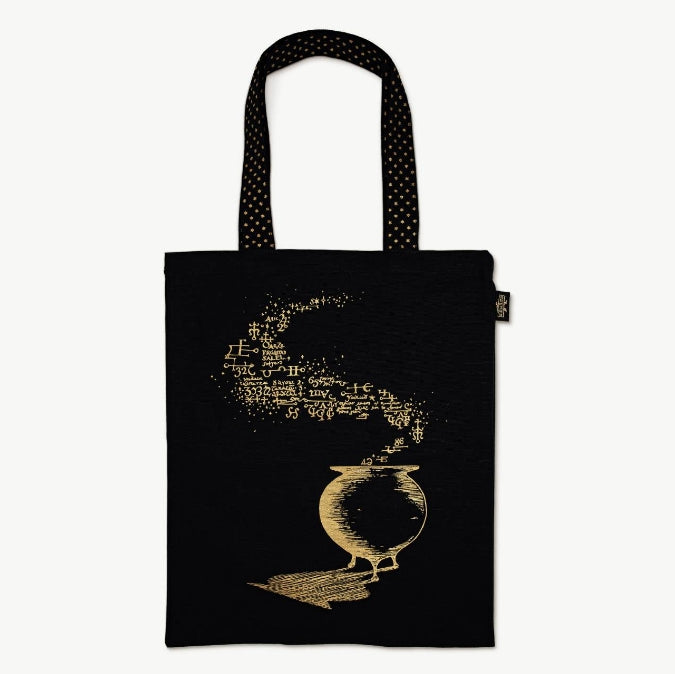 Bolso de mano con diseño de caldero y poción. Minalima-Harry Potter