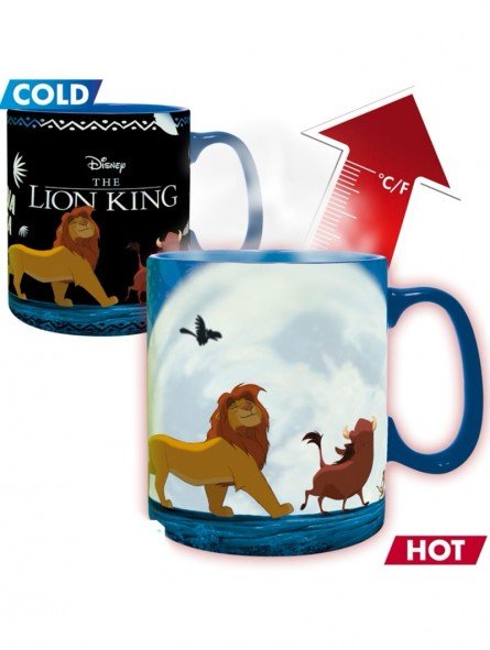 Taza Cambio De Calor 460Ml El Rey Leon Disney