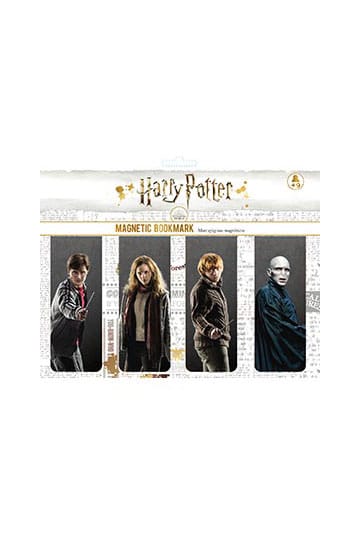 Harry Potter Set de 4 Marcapáginas Magnéticos C