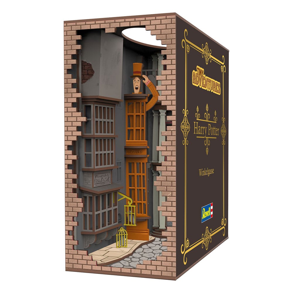 (PRE VENTA) Harry Potter Maqueta Book Nook Tiny Adventures Callejón Diagon 23 cm