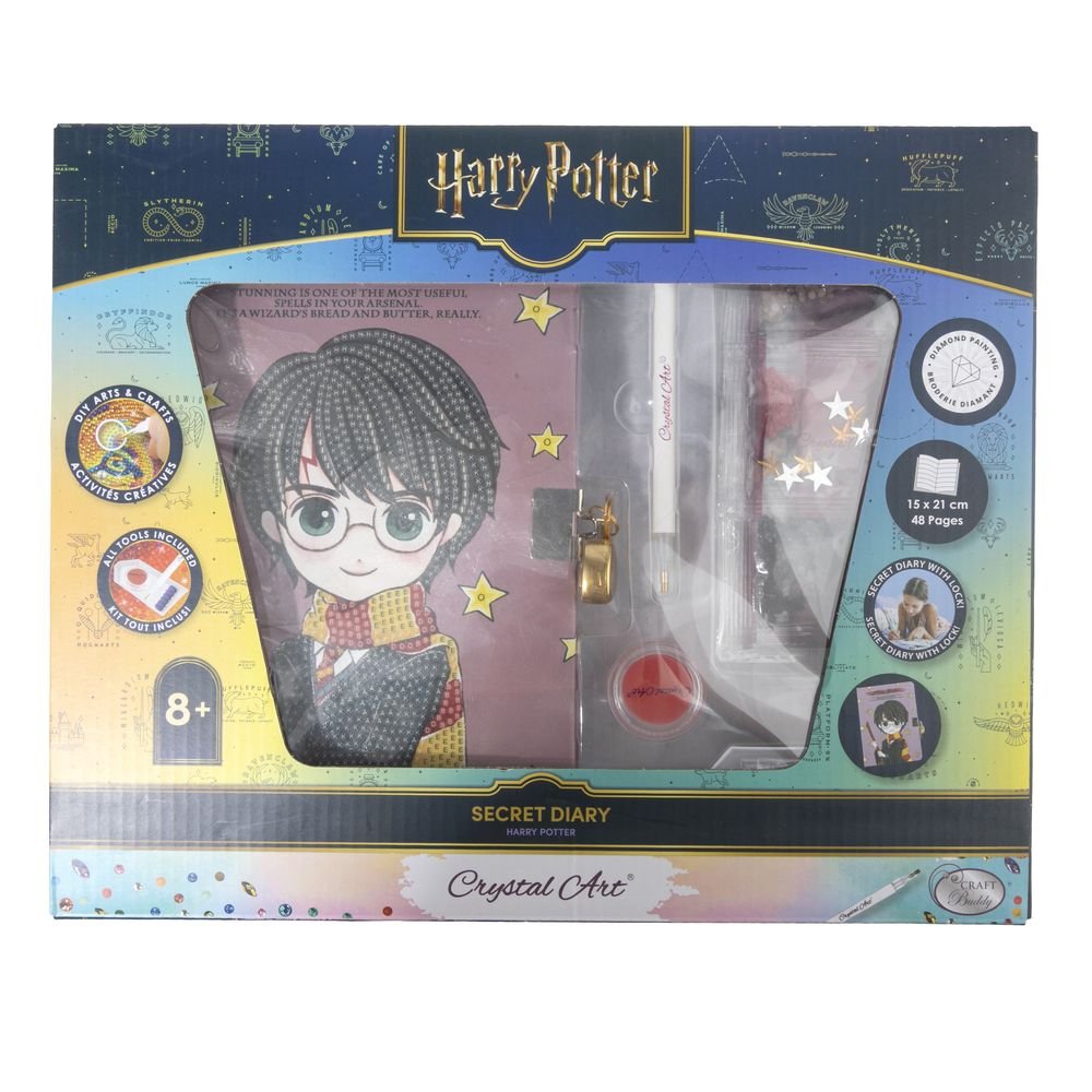 Pinta Con Diamantes Harry Potter Crystal Art Secret Diary