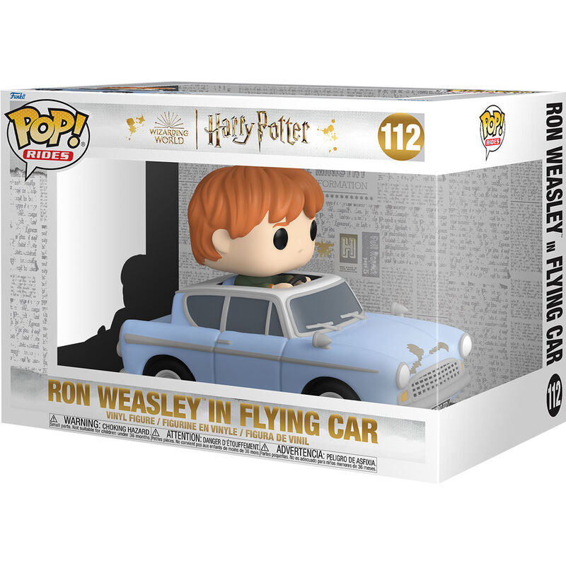 Figura POP Harry Potter Ron Weasley en Coche Volador